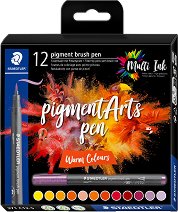 ������� � ���� ��� ����� Staedtler Pigment Arts 371 Warm Colours