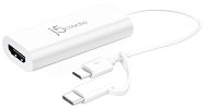  USB Micro-B/USB-C male   HDMI female