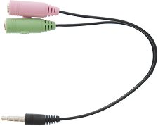  3.5 mm male  2x 3.5 mm female T'nB