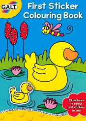 Galt:        First Sticker Colouring Book - 