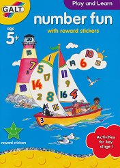 Galt:   -     Number fun - book with reward stickers - 