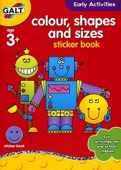 Galt: ,    -     Colour, shapes and sizes - sticker book - 